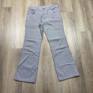 Vintage Levis 8001 Pants Mens 31x33 Gray Flare Leg San Francisco 80s Casual